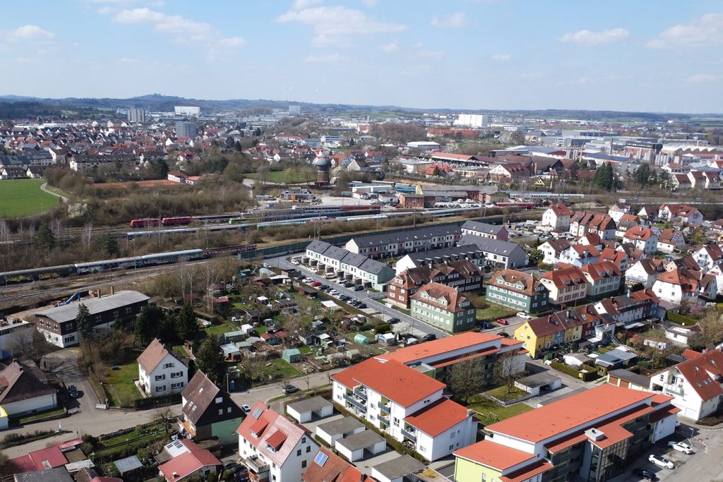 Luftaufnahme frontal