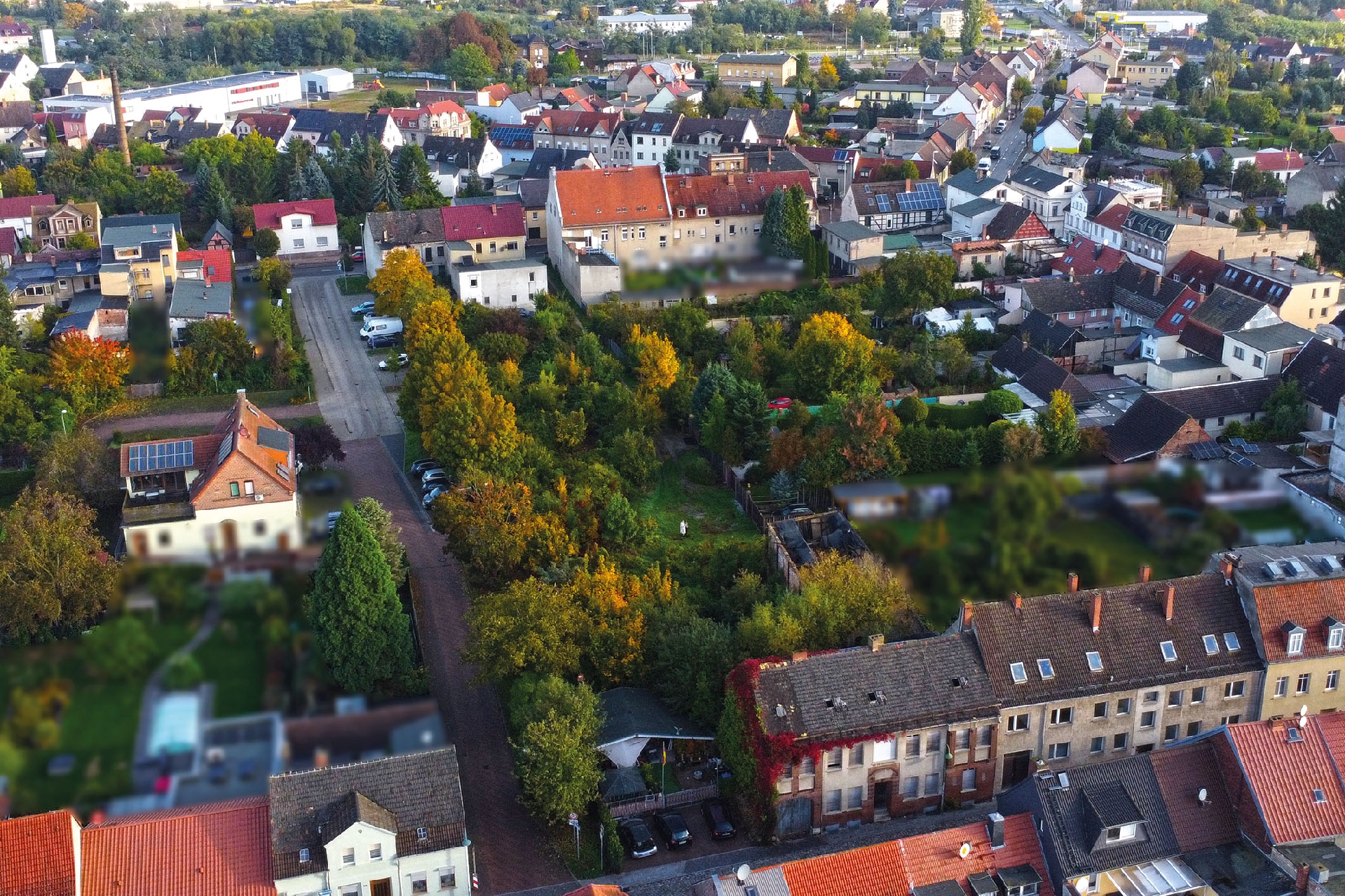 Luftaufnahme Frontansicht links