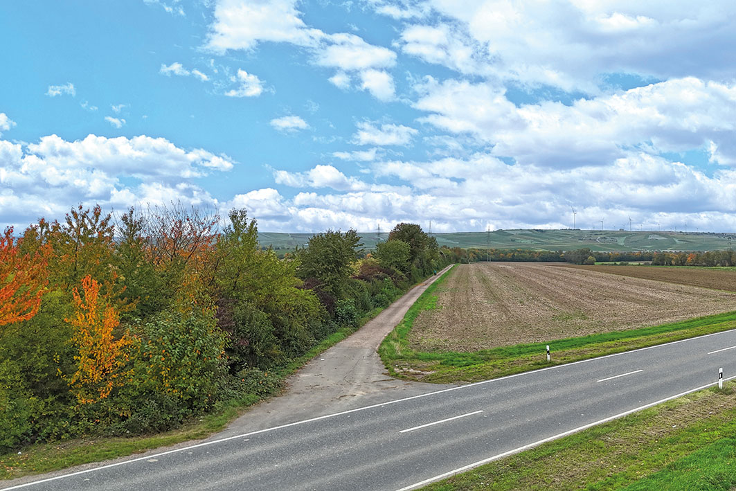Blick auf ein Teilstück
