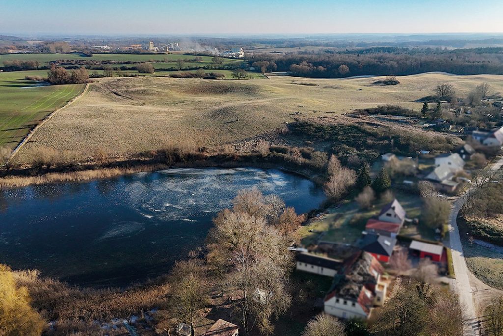 Luftaufnahme linksbündig