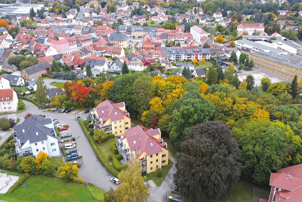 Luftaufnahme in Richtung Norden