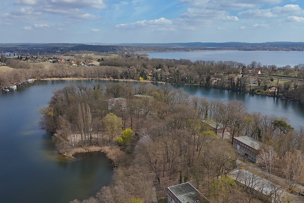Luftaufnahme Halbinsel