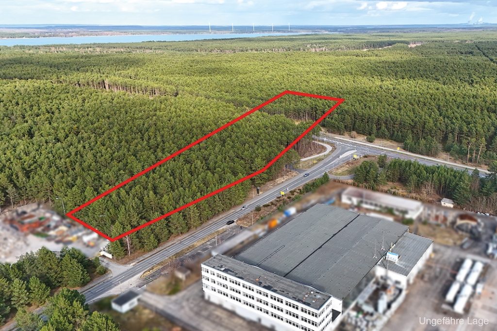 Luftaufnahme von links