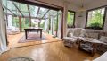 Wohnzimmer und Wintergarten