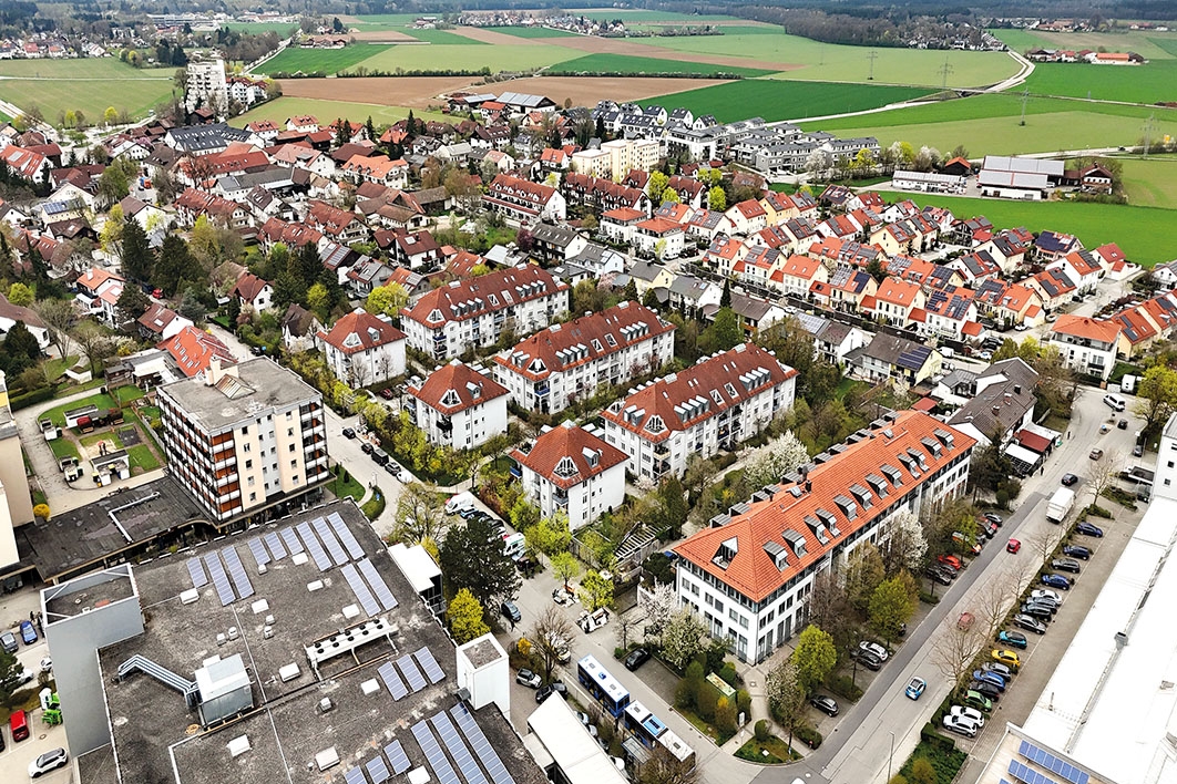 Luftaufnahme von rechts