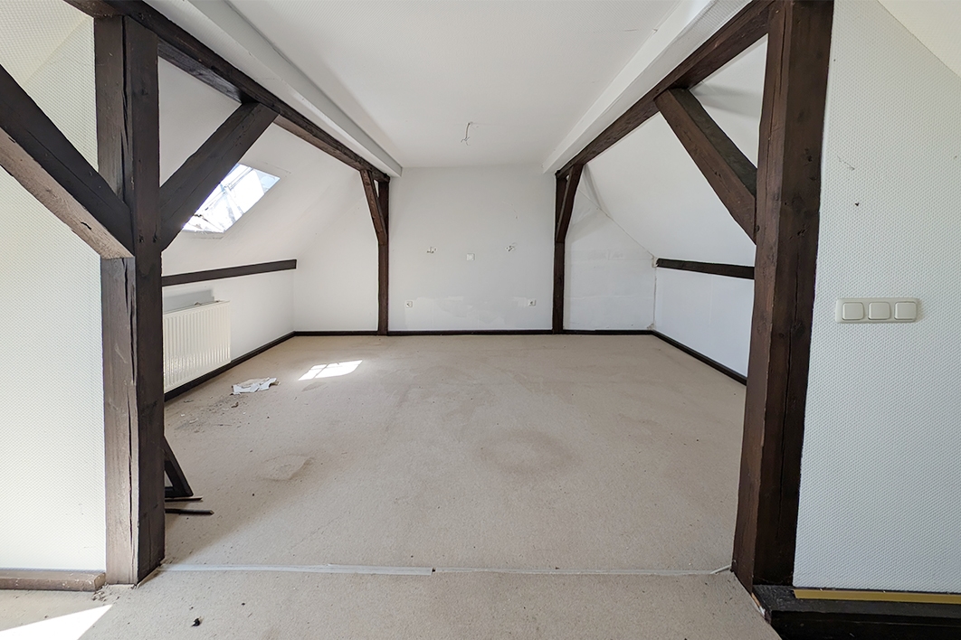 Zimmer im ausgebauten Dachgeschoss
