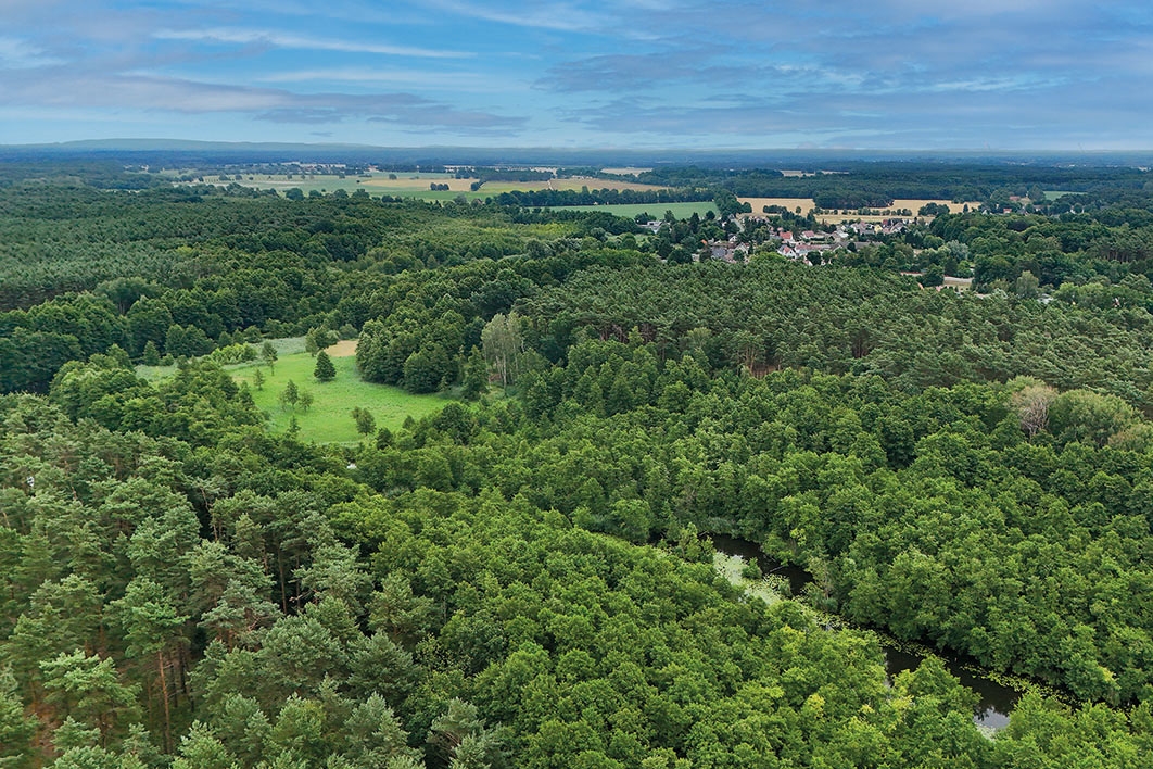 Blickrichtung zur Stadt