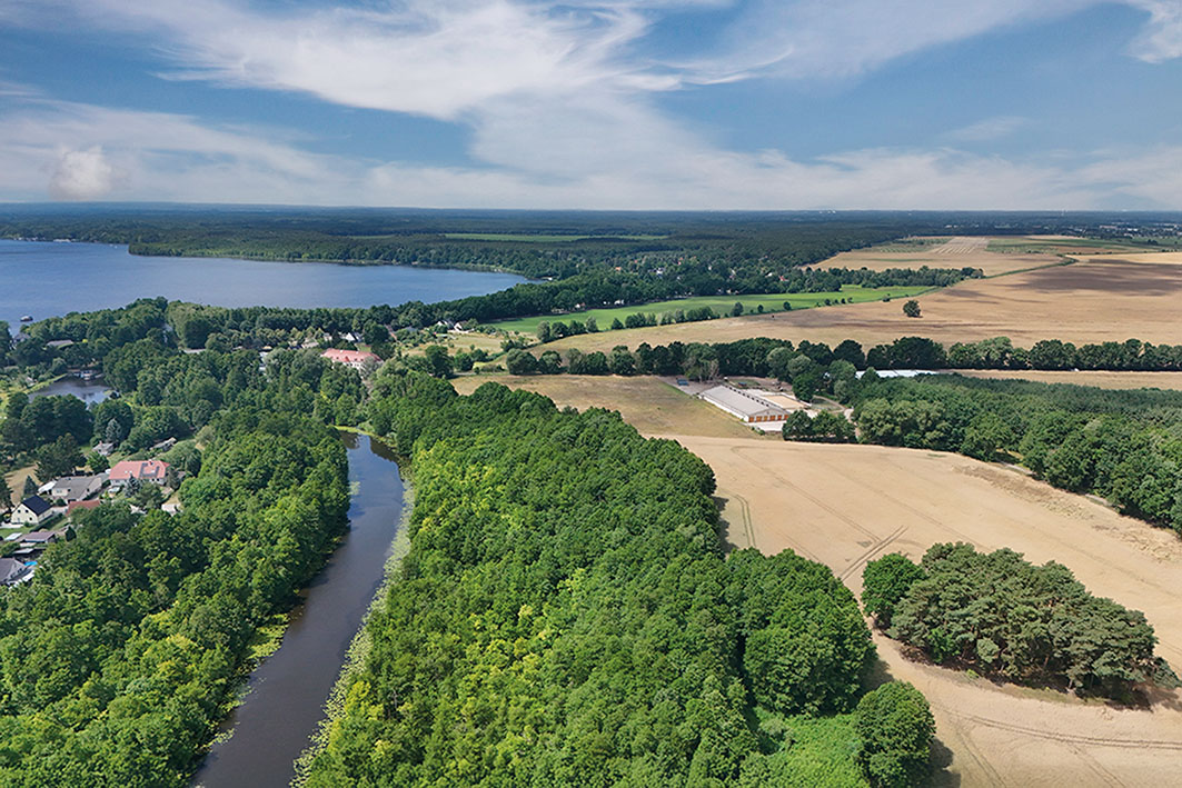 Blickrichtung Wolziger See