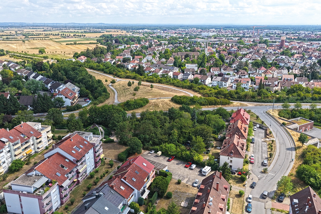 Luftbild mit Umgebung