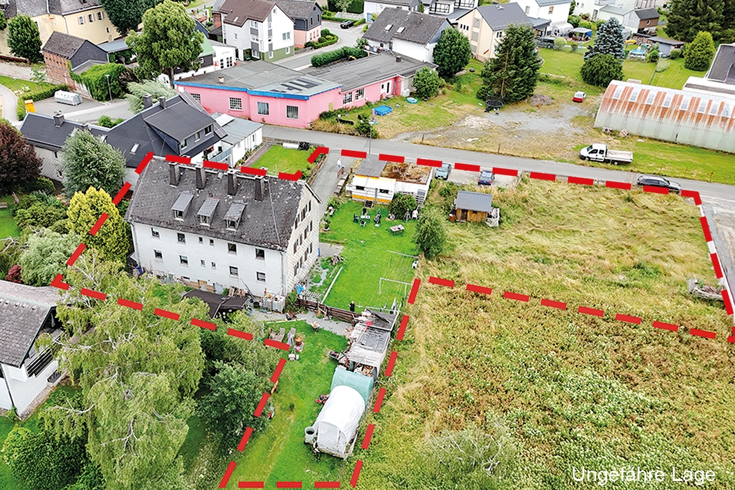 Gesamtansicht mit MArkierung