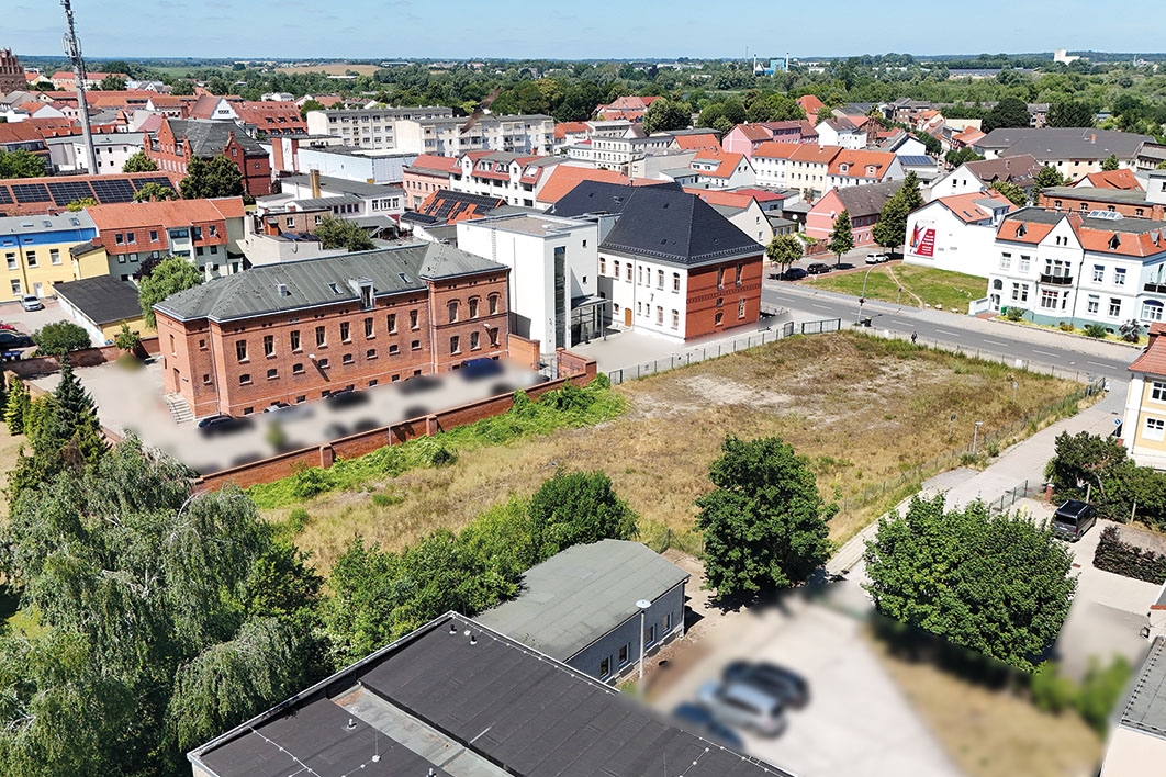 Luftaufnahme von hinten