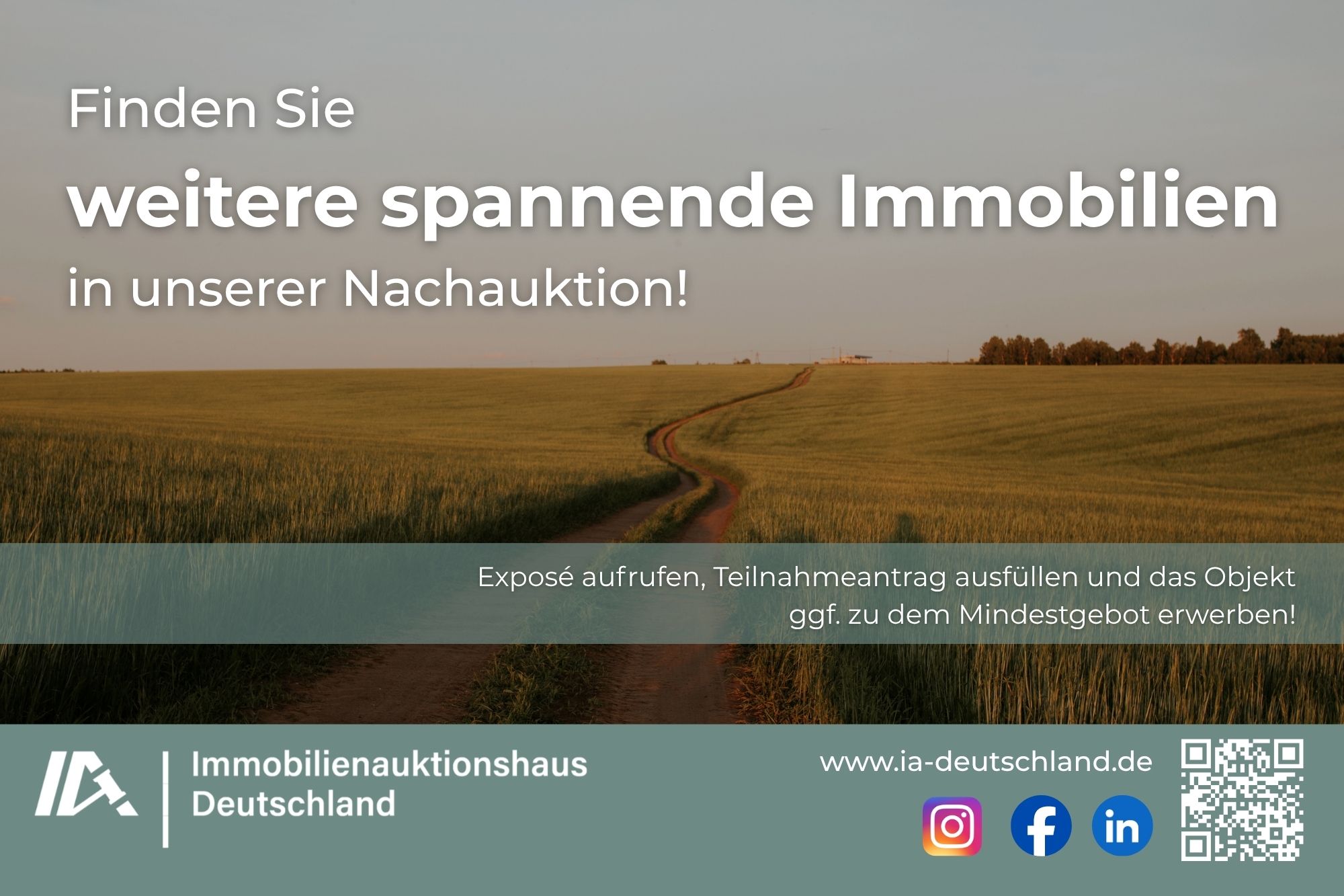 Hinweis Nachauktion