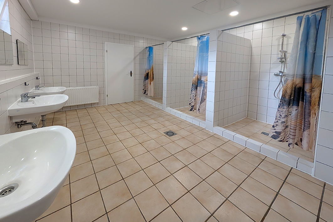 Sanitärbereich Gruppenunterkunft