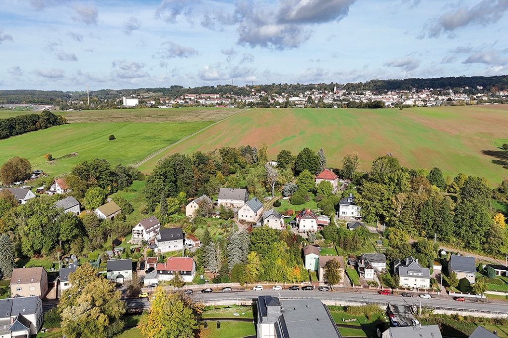 Luftaufnahme frontal